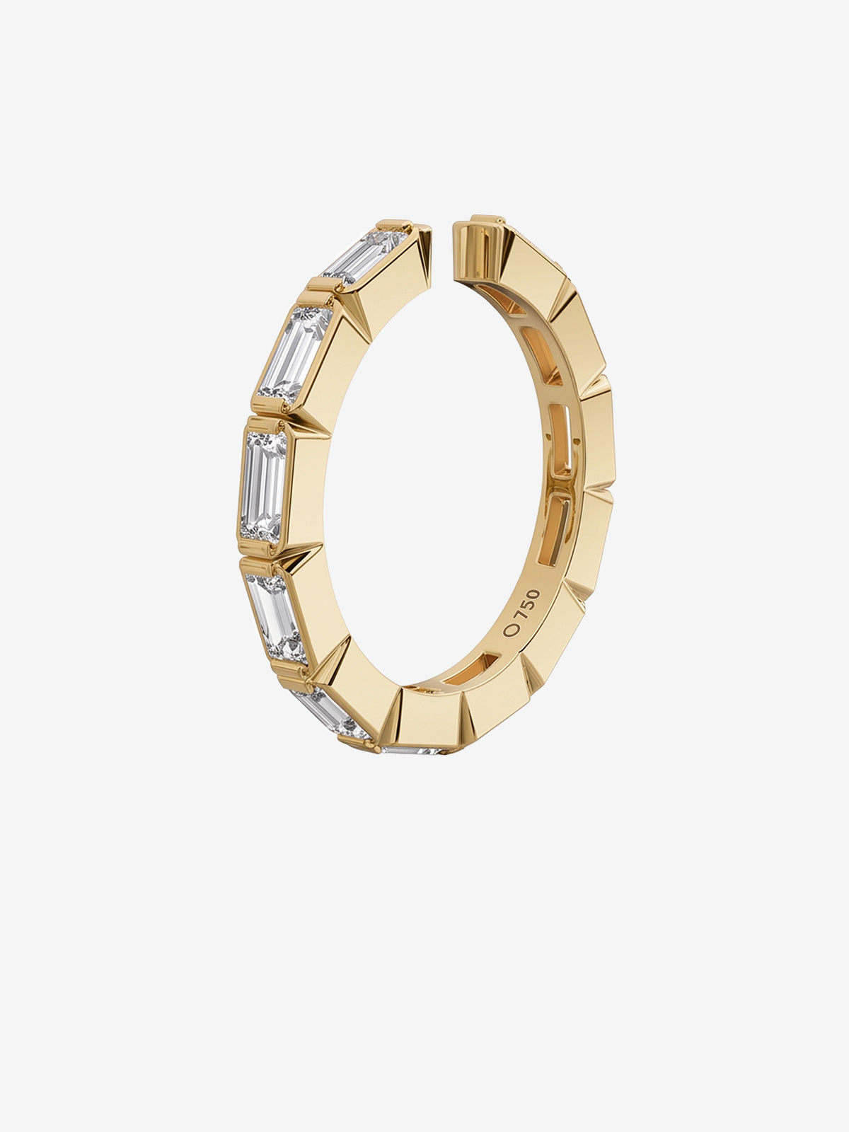 Baguette Diamond Large Earcuff 1.3