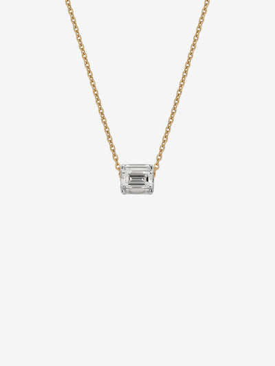 
            Diamond Cube Necklace 0.75