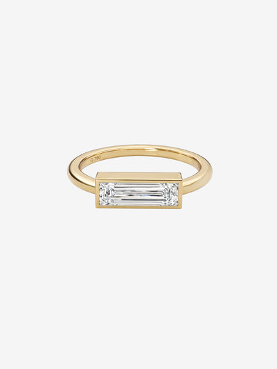 
            Elongated Baguette Diamond Ring  0.60