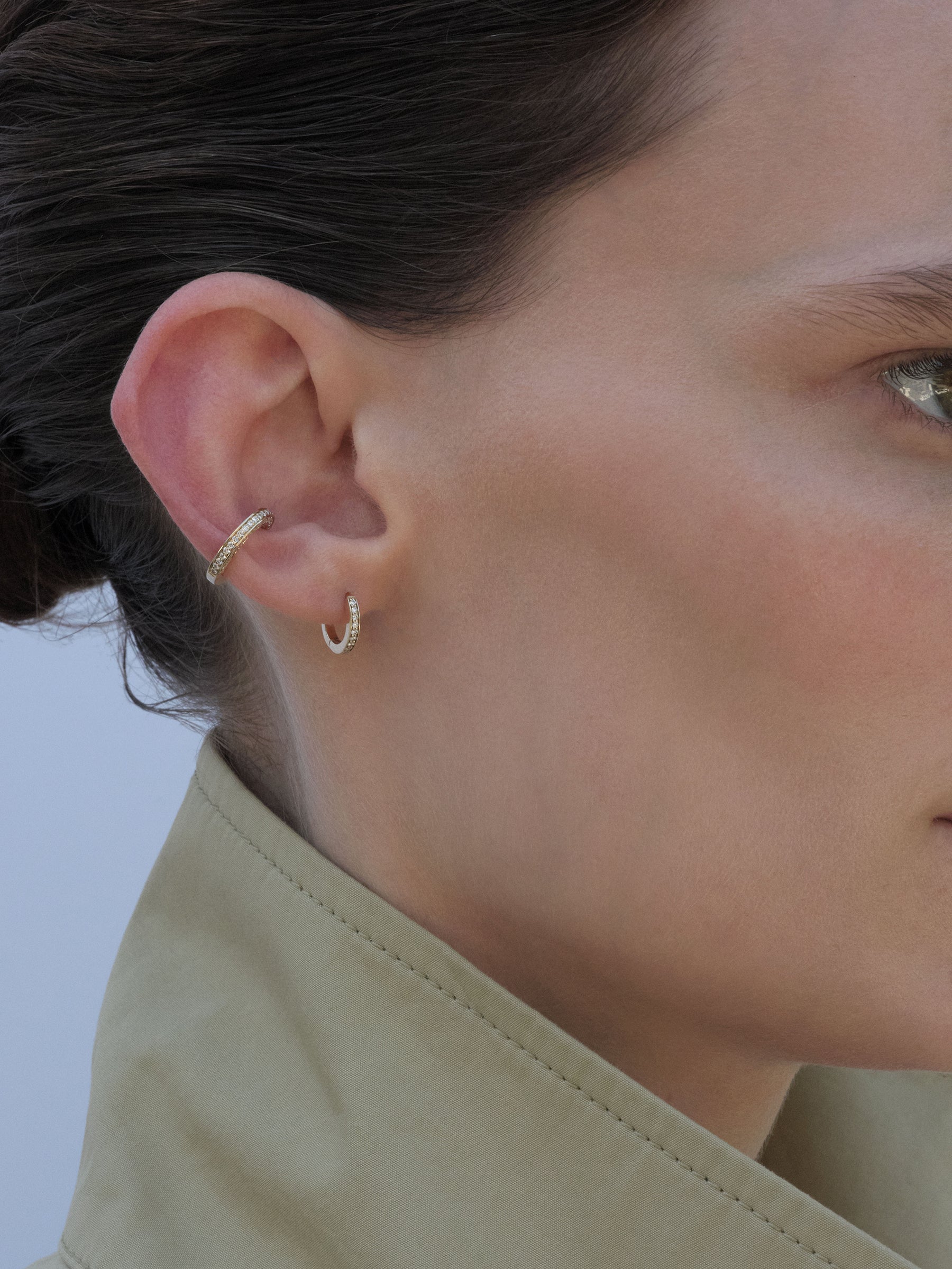 
        Triad Diamond Earcuff 0.25