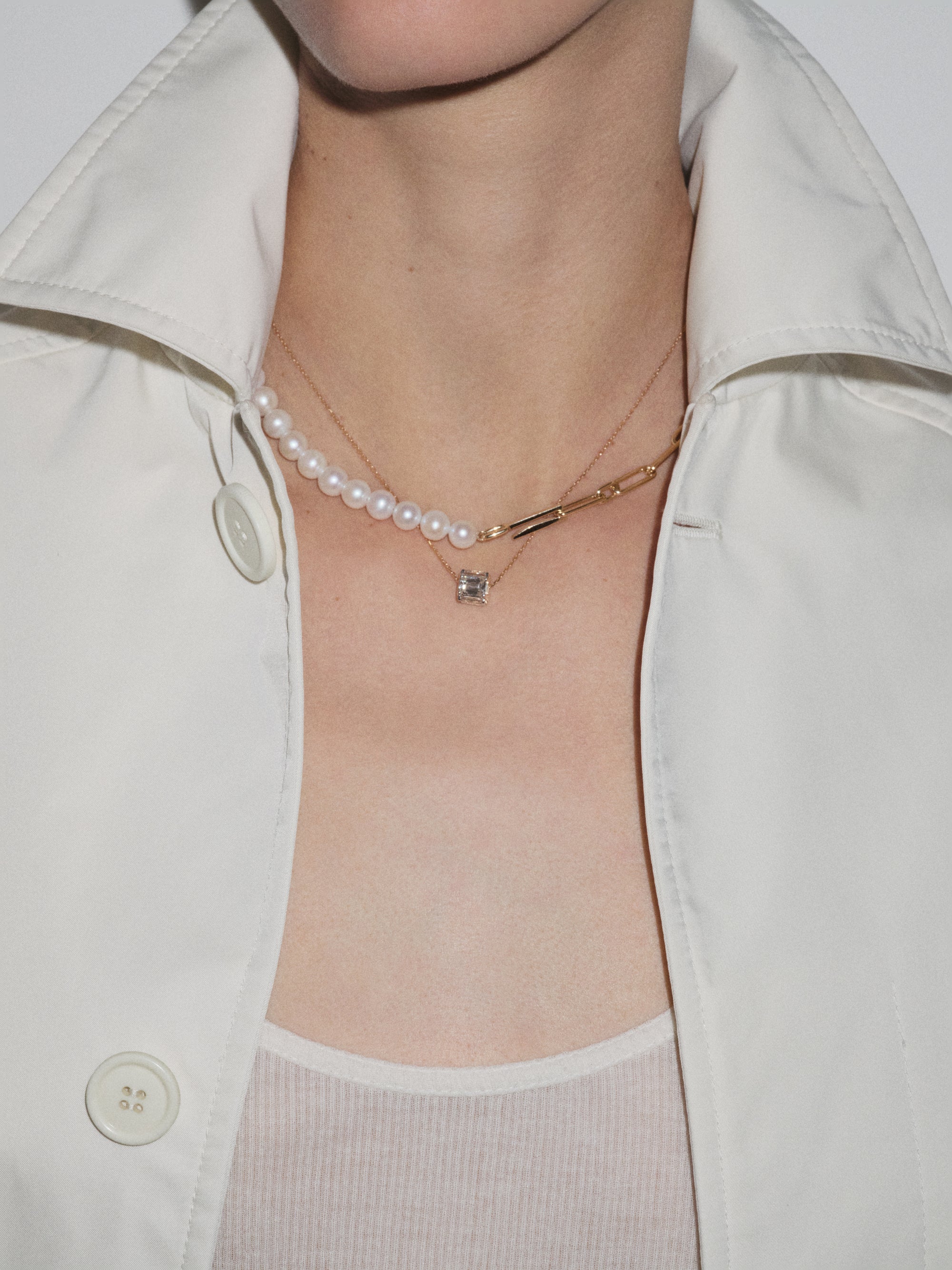 
        Pearl Chain Necklace 0.06