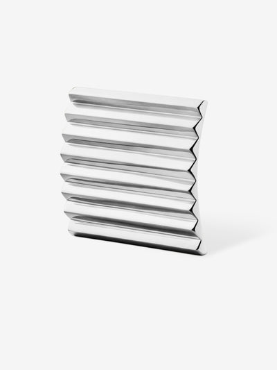 Sculpted Sterling Silver Disc Earring 0.00