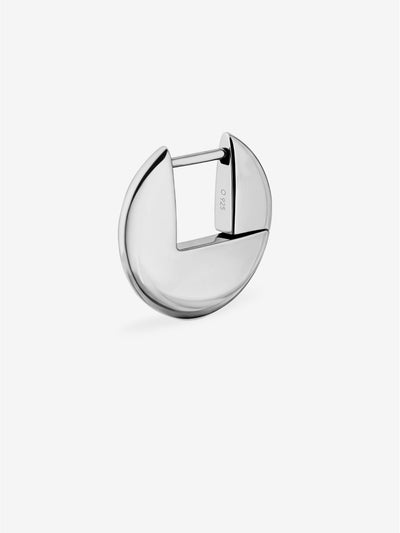 Sterling Silver Disc Earring 0.00