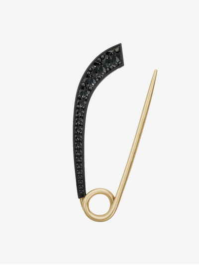 
            Angular Black Diamond Safety Pin 0.75