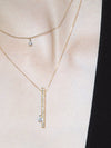 
        Pear Diamond Drop Necklace 0.10