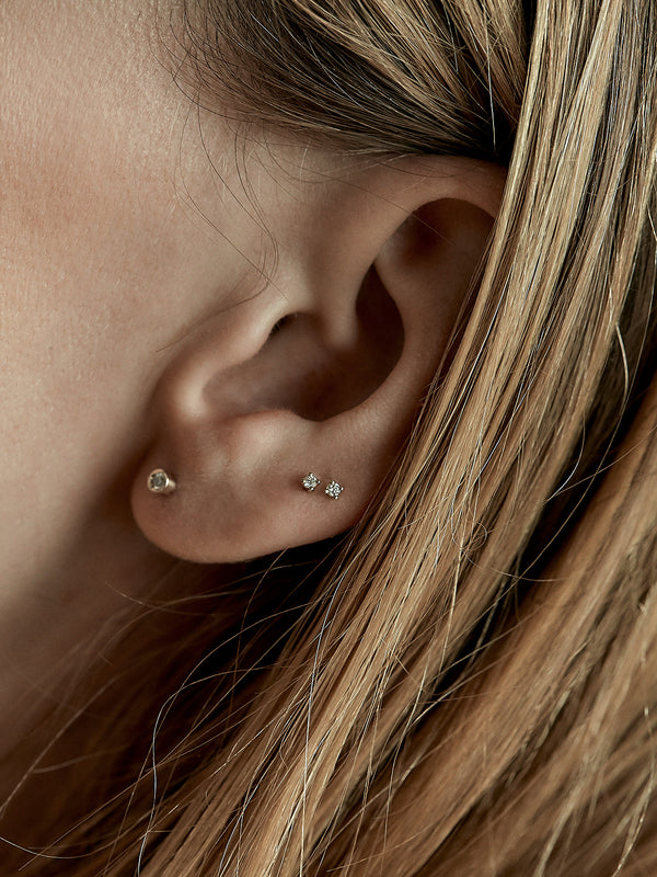 Tiny diamond studs Clearance