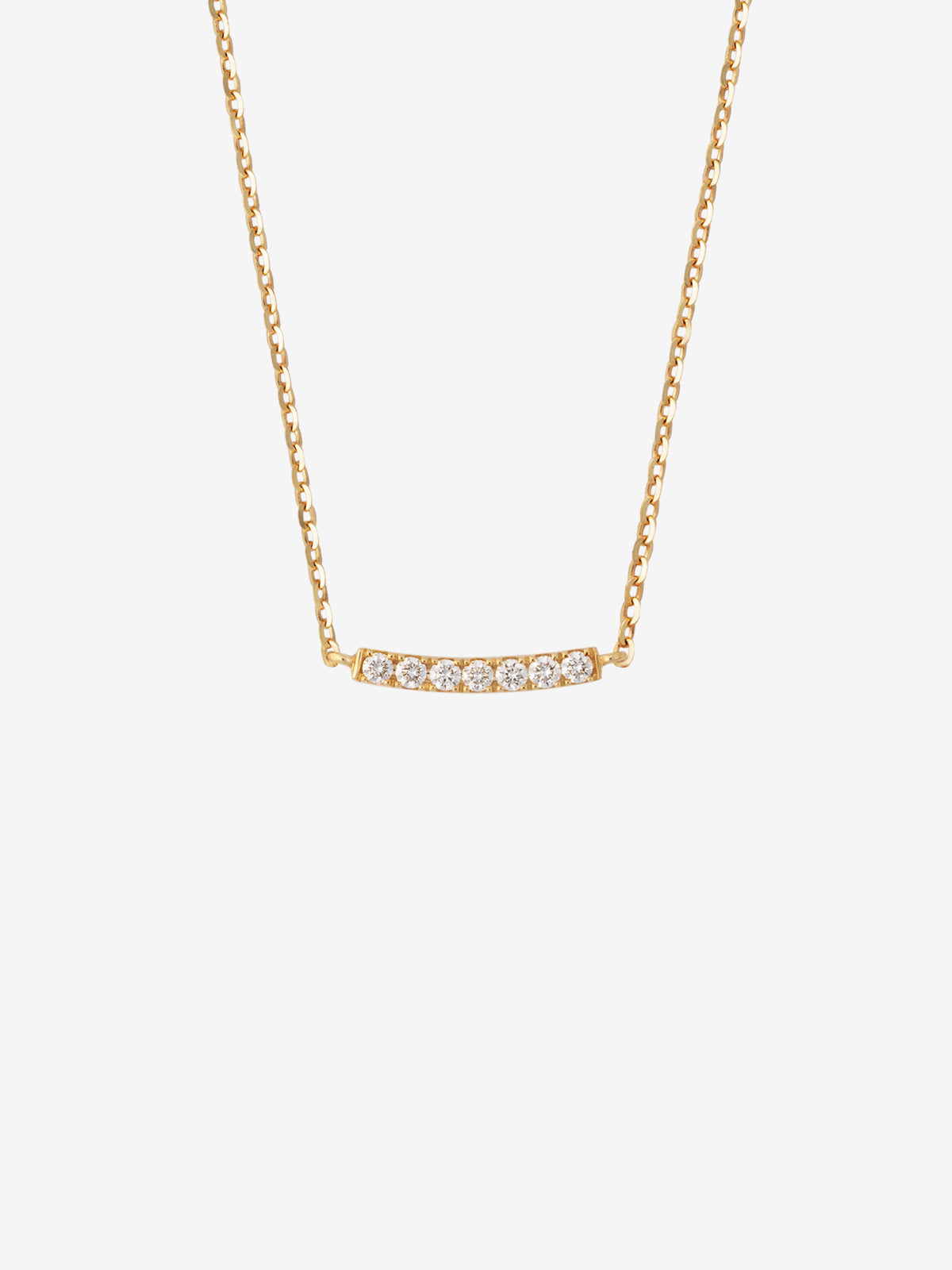 Diamond Line Necklace 0.07