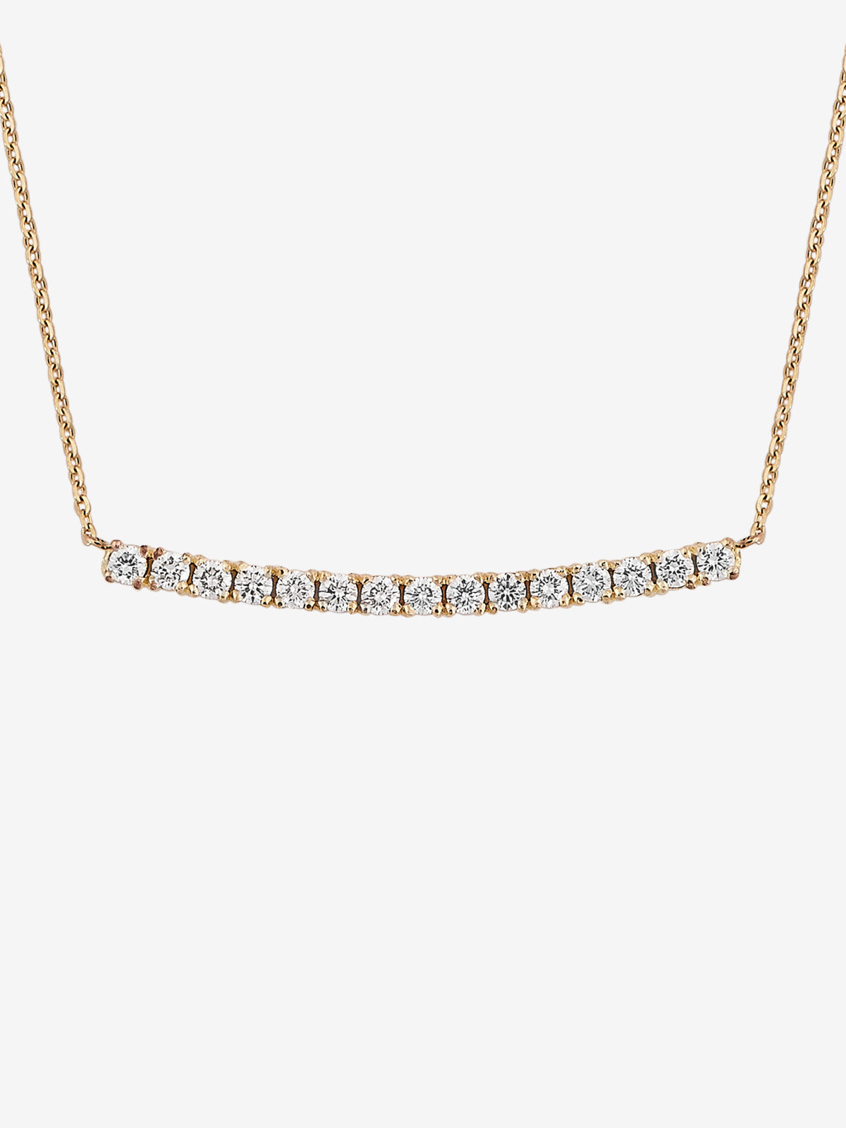 Diamond Line Necklace 0.45