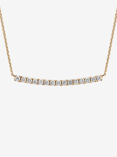 
            Diamond Line Necklace 0.45