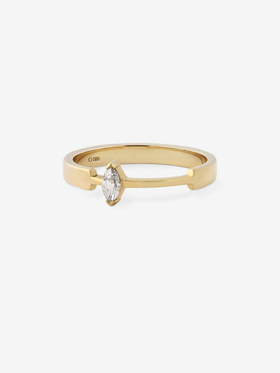 
            Marquise Diamond Ring 0.09