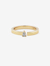 
        Pear Diamond Split Ring 0.10